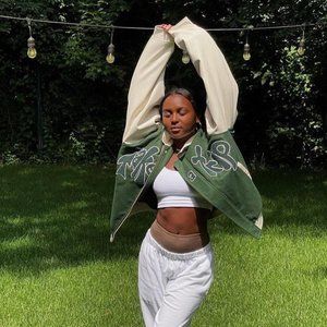 Take a Trip Grass Green Bomber House of Sunny